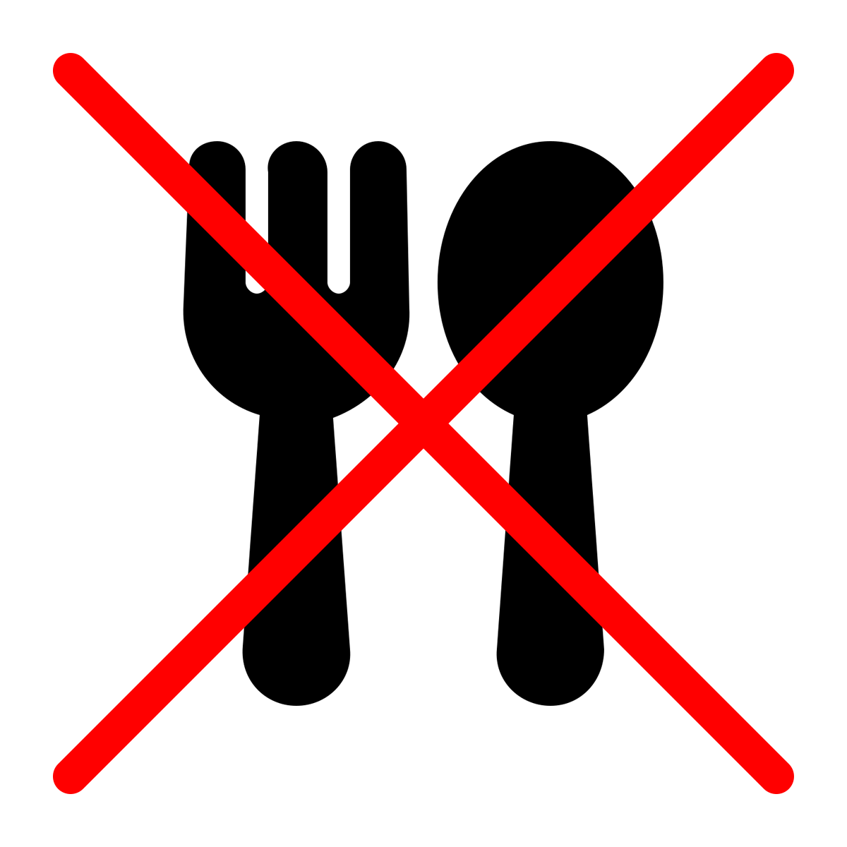 Do not eat any solid food. icon